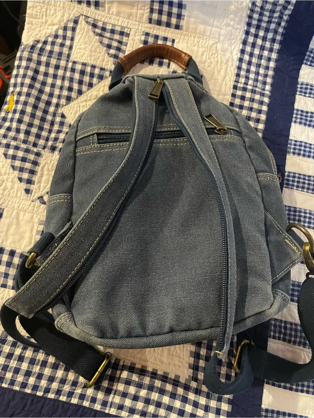 Eurosport Canvas Backpack / Sling Bag (Model B426)